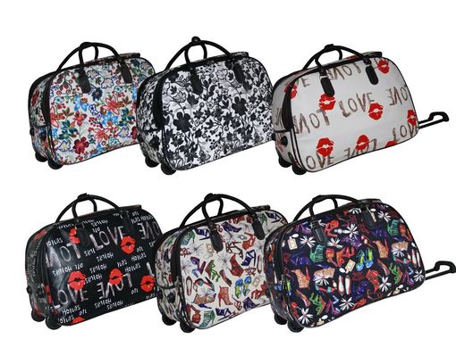 Reisetasche mit Rollen - Mehrfarbig - 1