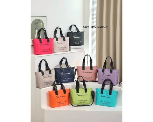 Shopper, ca. 39x12x26 cm - Mehrfarbig - 1