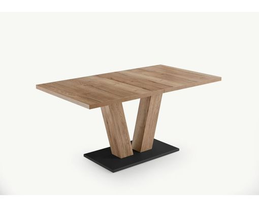 Esstisch "Multi Decor", ausziehbar - Braun/Schwarz - 1