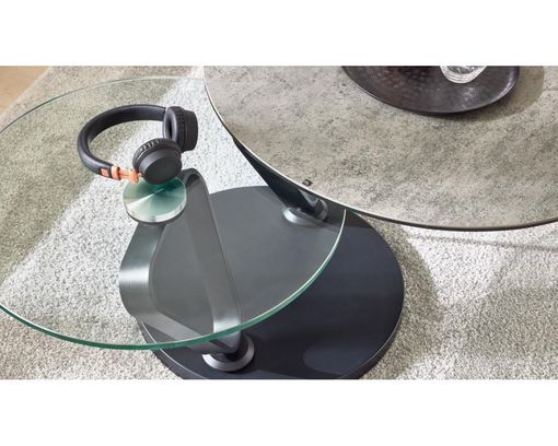 Interliving Couchtisch 6218 - Grau/Durchsichtig/Schwarz - 5