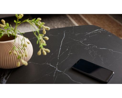 Interliving Couchtisch 6227, Marmoroptik - Schwarz - 5