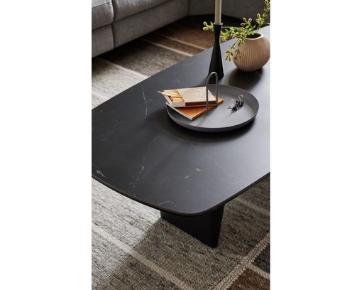 Interliving Couchtisch 6227, Marmoroptik - Schwarz - 6