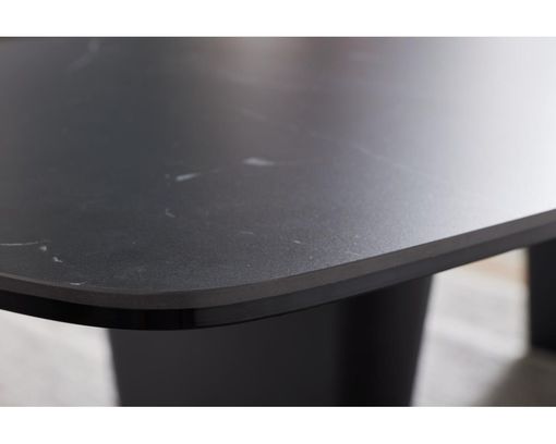 Interliving Couchtisch 6227, Marmoroptik - Schwarz - 8