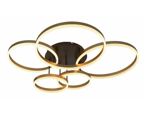 LED-Deckenleuchte "Schenna" - Schwarz/Gold - 1