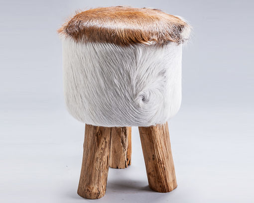 Hocker Scheibbs - Teak - 1