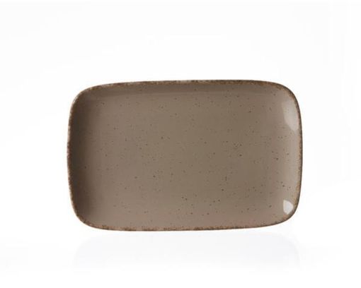 Servierplatte "Casa", ca. 24x15,5 cm, grau -  - 1