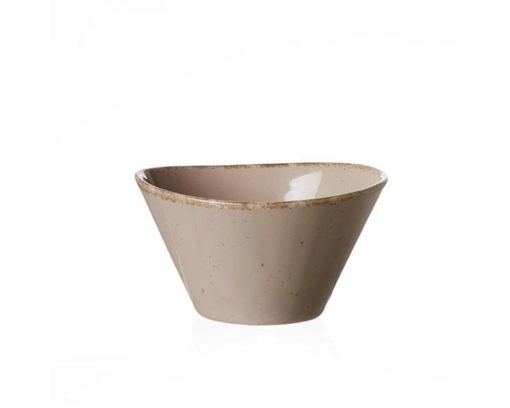 Schale "Casa", oval, ca. 11,5x10,5 cm, grau -  - 1