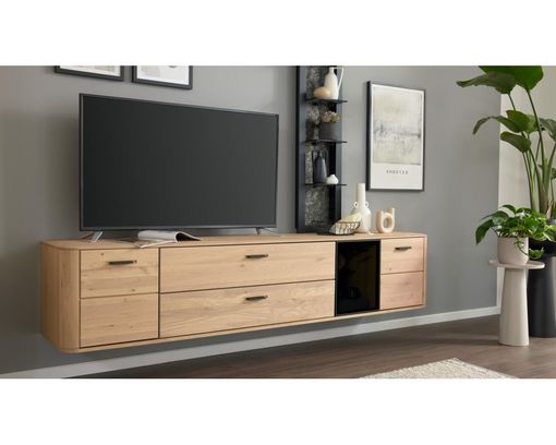 Interliving Anbauwand 2029, ca. 295x205 cm - Braun/Schwarz - 1