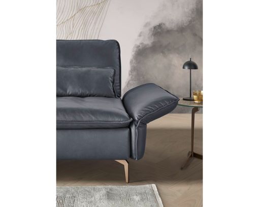 Musterring Wohnlandschaft 2340, leger, Leder - Anthrazit - 2