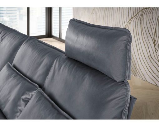 Musterring Wohnlandschaft 2340, leger, Leder - Anthrazit - 5