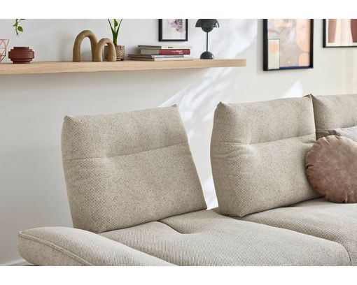 Musterring Wohnlandschaft 2795 mit Metallkufen, besonders leger - Ivory - 3