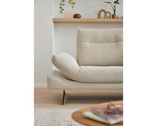 Musterring Wohnlandschaft 2795 mit Metallkufen, besonders leger - Ivory - 20