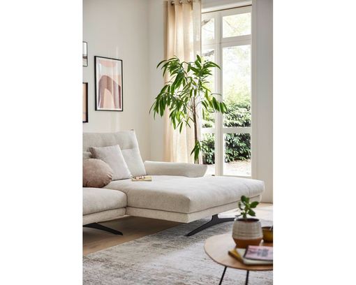 Musterring Wohnlandschaft 2795 mit Metallkufen, besonders leger - Ivory - 8