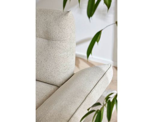Musterring Wohnlandschaft 2795 mit Metallkufen, besonders leger - Ivory - 12