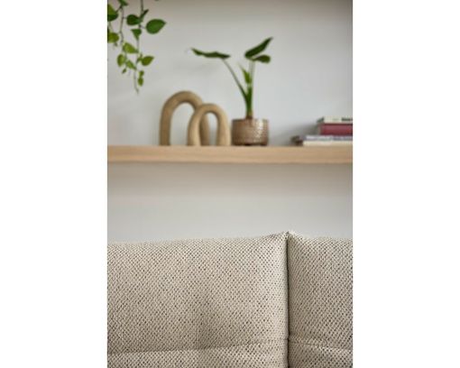 Musterring Wohnlandschaft 2795 mit Metallkufen, besonders leger - Ivory - 14