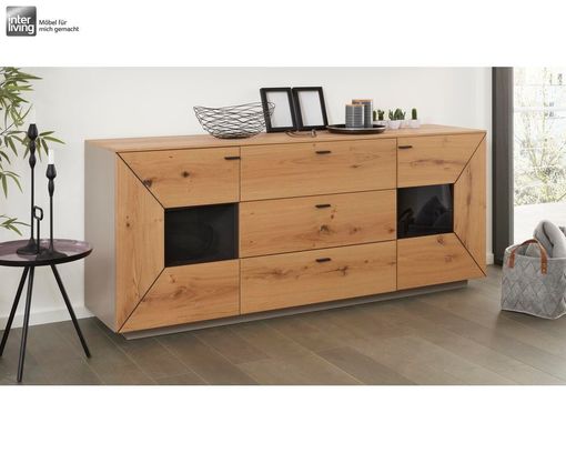 Interliving 2022 Sideboard, ca. 165 cm breit - Fango / Honig - 5