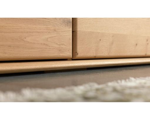 Interliving Anbauwand 2028, Wildeiche massiv - Braun - 12