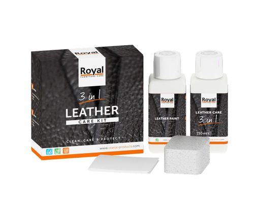 Leather Care Kit 3 in 1 - dunkelgrau - 1