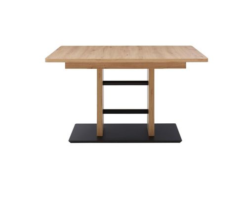 Interliving Esstisch 5505, ausziehbar - Holzfarben/Schwarz - 1