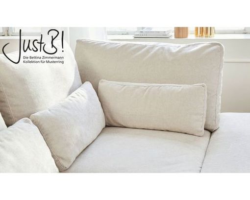 Nierenkissen "PM100" Musterring JustB! Bettina Zimmermann Kollektion ca. 56 x 25 cm - natur/beige - 1