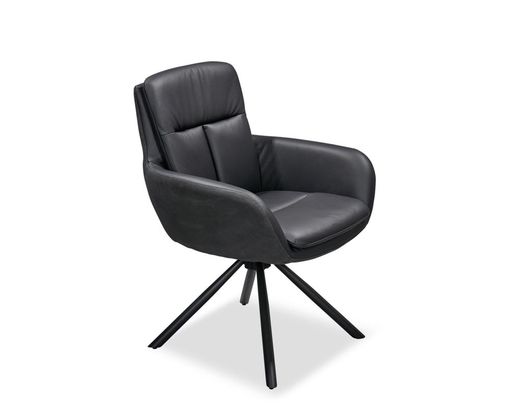 Armlehnstuhl "Sterling", schwarz, drehbar - Schwarz - 2