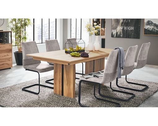 Interliving 5604 Esstisch Eiche rustico hell, ca. 190x100 cm - Holzfarben - 2