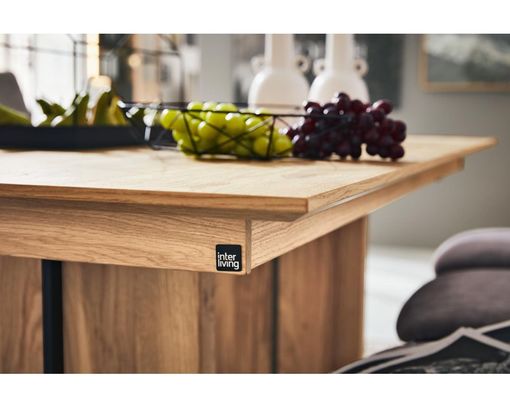Interliving 5604 Esstisch Eiche rustico hell, ca. 190x100 cm - Holzfarben - 4
