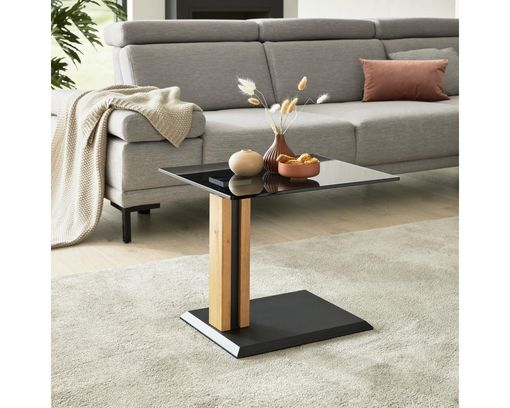 Interliving Couchtisch 6211, höhenverstellbar, rollbar - Schwarz/Braun - 2
