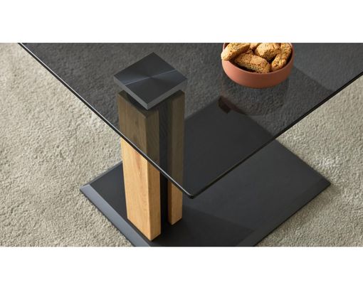 Interliving Couchtisch 6211, höhenverstellbar, rollbar - Schwarz/Braun - 5