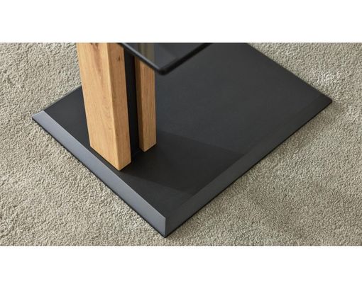 Interliving Couchtisch 6211, höhenverstellbar, rollbar - Schwarz/Braun - 6