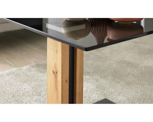 Interliving Couchtisch 6211, höhenverstellbar, rollbar - Schwarz/Braun - 7