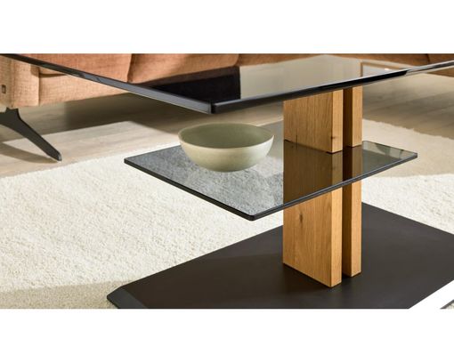 Interliving Couchtisch 6212, rollbar, mit Lift - Braun/Schwarz - 2