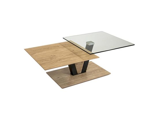 Interliving Couchtisch 6224, drehbar, mit Rollen - Braun - 3