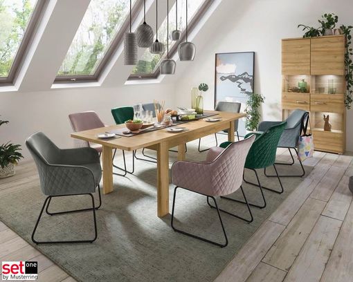 Esstisch Set One by Musterring "Atlanta" Grand Oak mit Ausziehfunktion - Grand Oak - 1