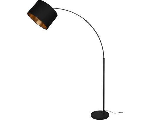 Trendhopper Stehleuchte "Bodine", 1-flg, E27, L/H ca. 120/171cm - schwarz-gold - 2