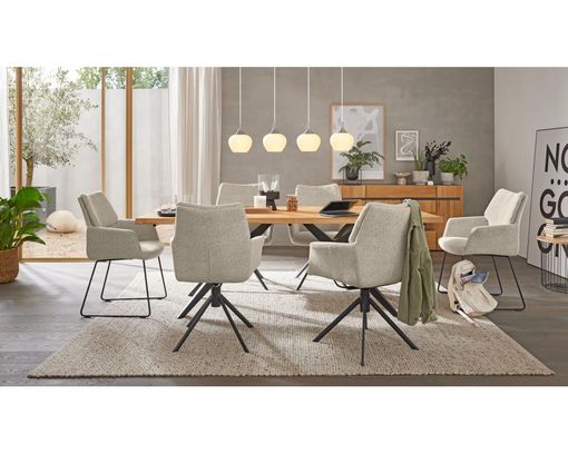 Interliving Armlehnstuhl 5118, Boucle, champagnerfarben - Elegant wish champagne - 5