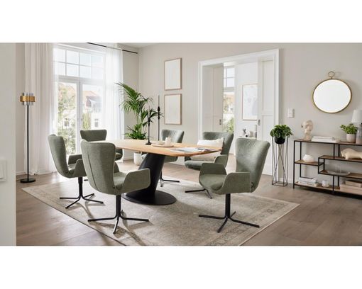 Interliving Design-Armlehnstuhl 5121, thymianfarbener Bezug - Thymian - 9