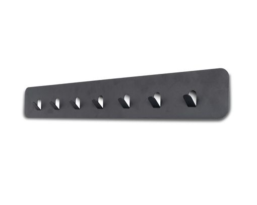 Garderobenleiste "Meinerzhagen 3", 7 Haken, Metall anthrazit - Anthrazit - 2
