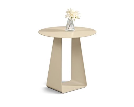 Beistelltisch "Milano 1", ca. 45x38 cm, Metall creme - Creme - 1