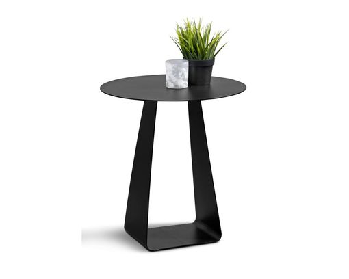 Beistelltisch "Milano 3", ca. 45x50 cm, Metall schwarz - Schwarz - 1
