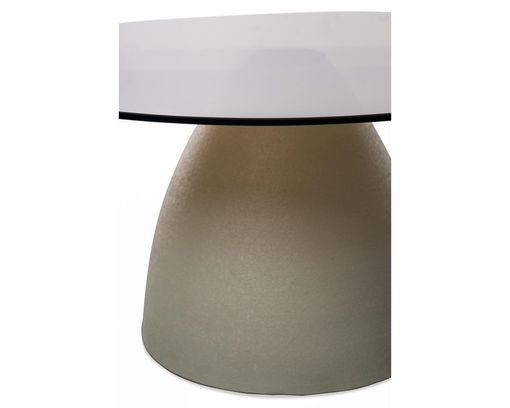 Couchtisch "München", ca. 86x38x76 cm - Braun/Cremeweiß - 2