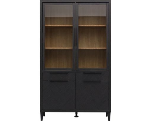 Trendhopper Vitrine "Gaya" - Schwarz - 1