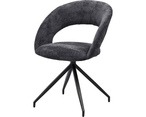 Trendhopper Stuhl "Yuna", drehbar, anthrazit - Anthrazit - 2