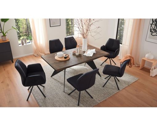 Interliving Armlehnstuhl 5116 mit Stativgestell - Carbonschwarz - 2