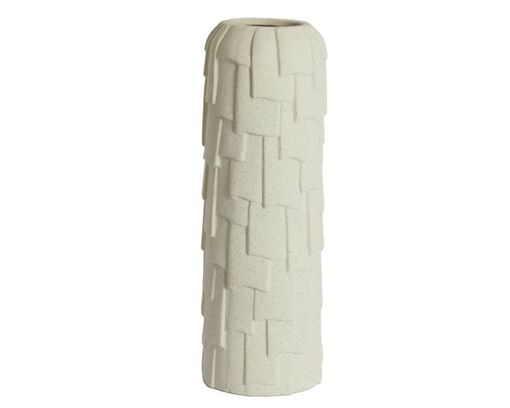 Trendhopper Vase "Leima", creme matt, ca. 42 cm - Creme - 1