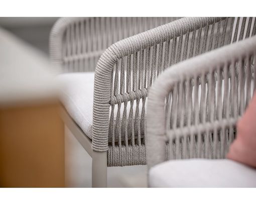 Stern Stapelsessel "Jella", Kordel-Look - Greige - 6