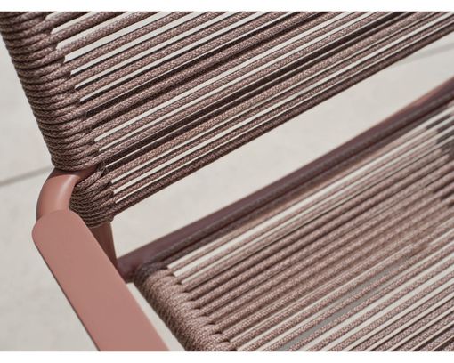 Stern Stapelsessel "Joris", Terra, Aluminium/Kordel-Look - Terra - 2