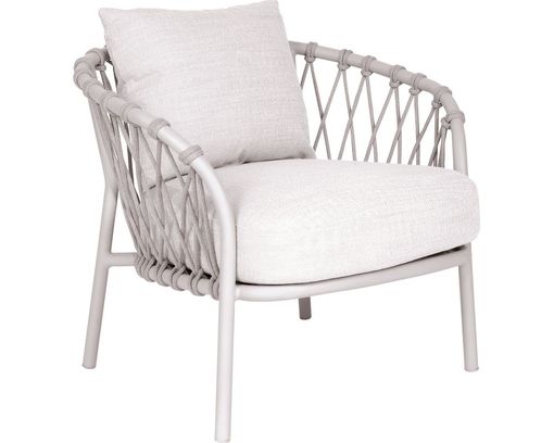 Stern Loungesessel "Klea", Kordel, greige - Greige - 1