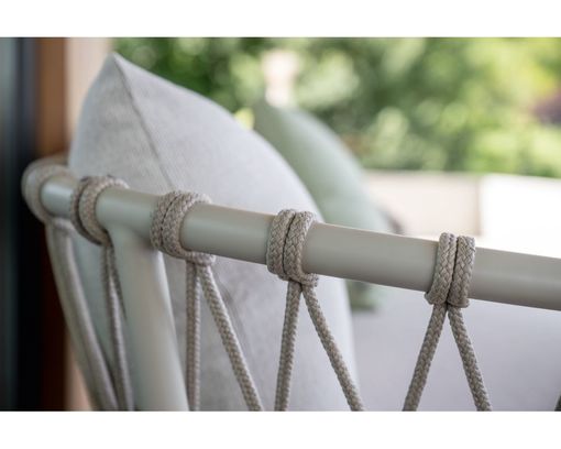 Stern Loungesessel "Klea", Kordel, greige - Greige - 2