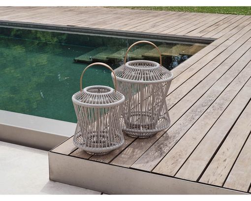 Stern Laterne "Yola", Kordel greige - Greige - 3